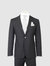 Porto Charcoal Gray, Slim Fit, Pure Wool Suit - Porto Charcoal Gray