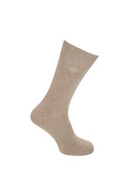 Timberland Mens Cotton Flat Knit Long Socks (Moss) - Moss