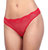 Duet Lace Low-Cut Bikini In Red - Red