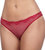 Duet Lace Low Rise Thong In Chinese Red