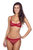 Duet Lace Low Rise Thong In Chinese Red - Chinese Red