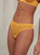 Duet Lace Low Rise Thong In Marigold