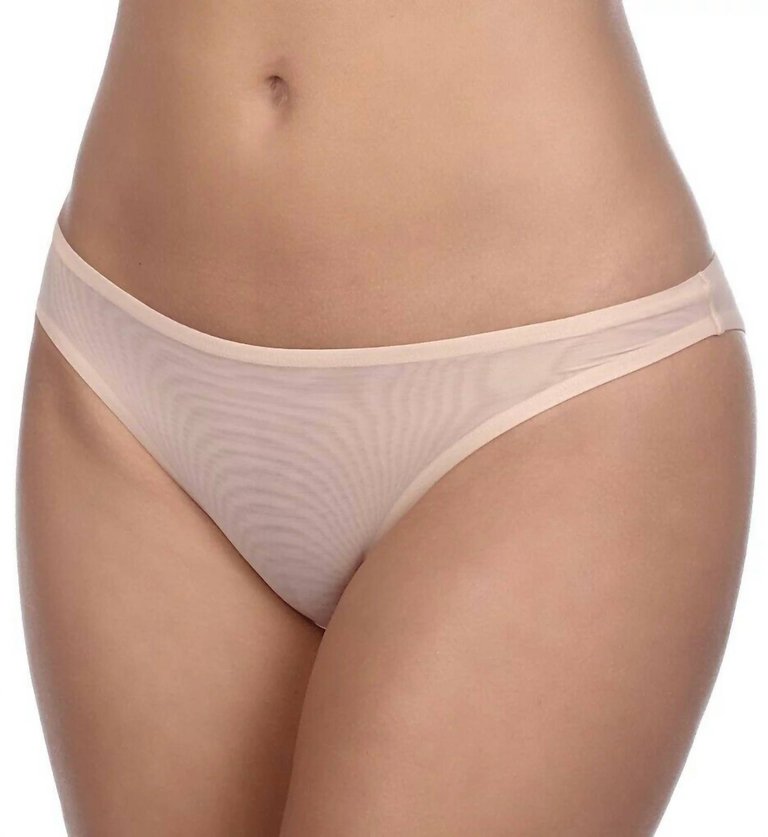 Natacha Low Cut Bikini Panty In Beige - Beige