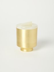 Elderflower Vetiver Onyx Brass Candle