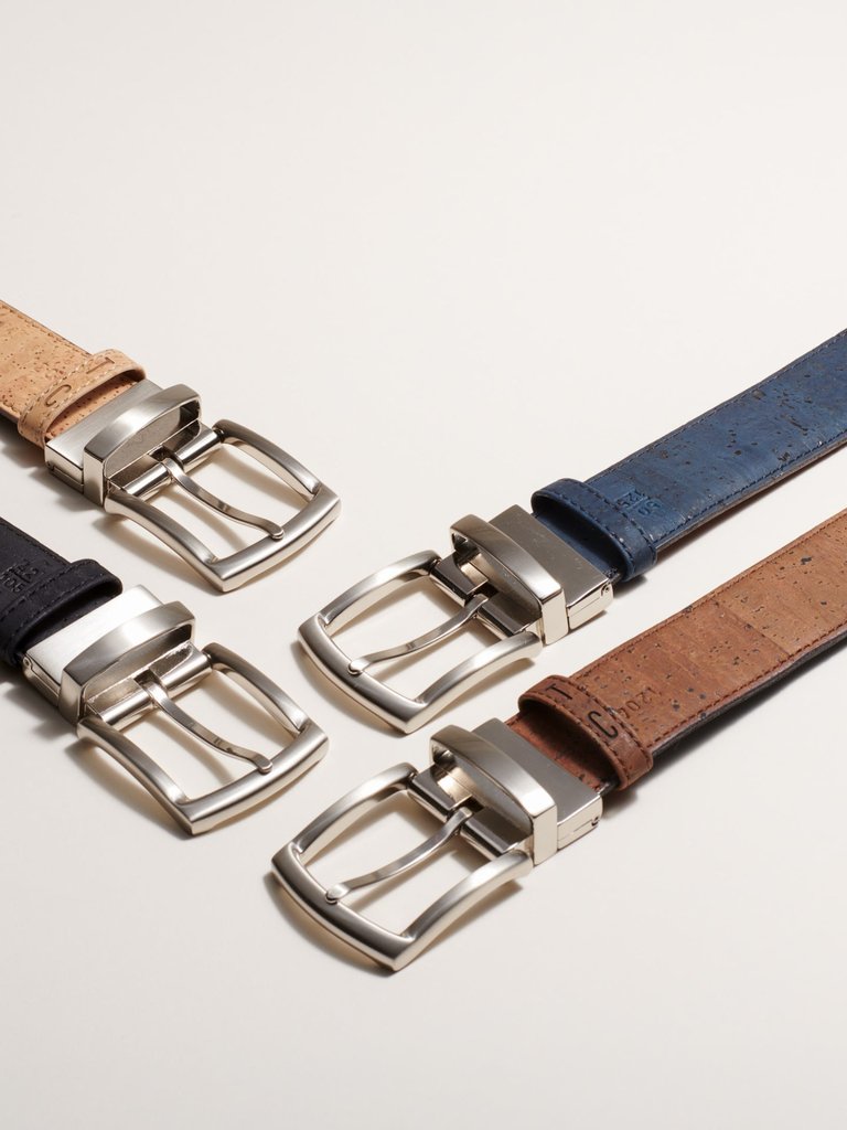 Cork Reversible Men's Belt