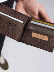 Fellowship Wallet - Snake Brown