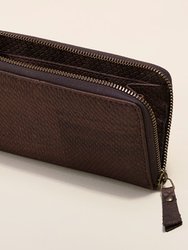 Just Enough Wallet - Snake Brown