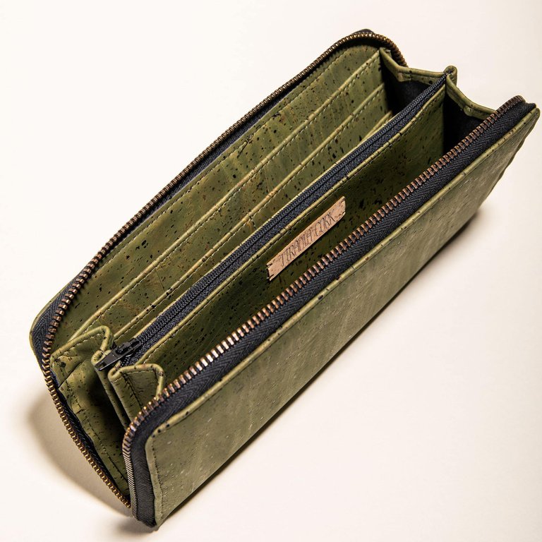 Just Right Wallet - Army Green