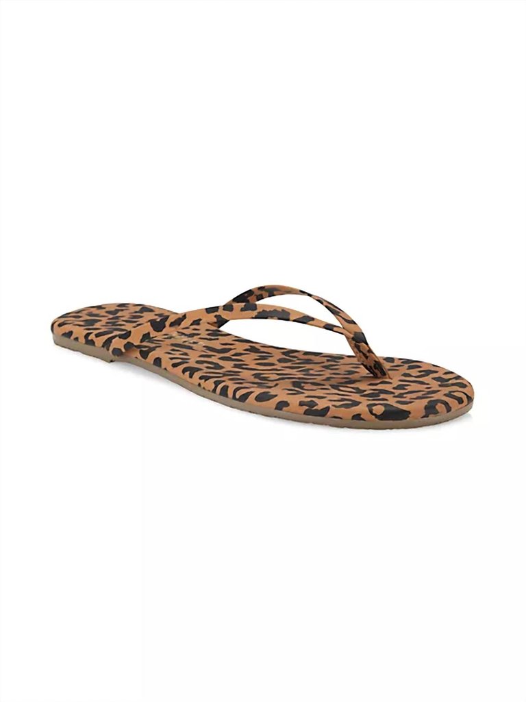 Studio Exotic Cheetah Print Flip Flops - Cheetah