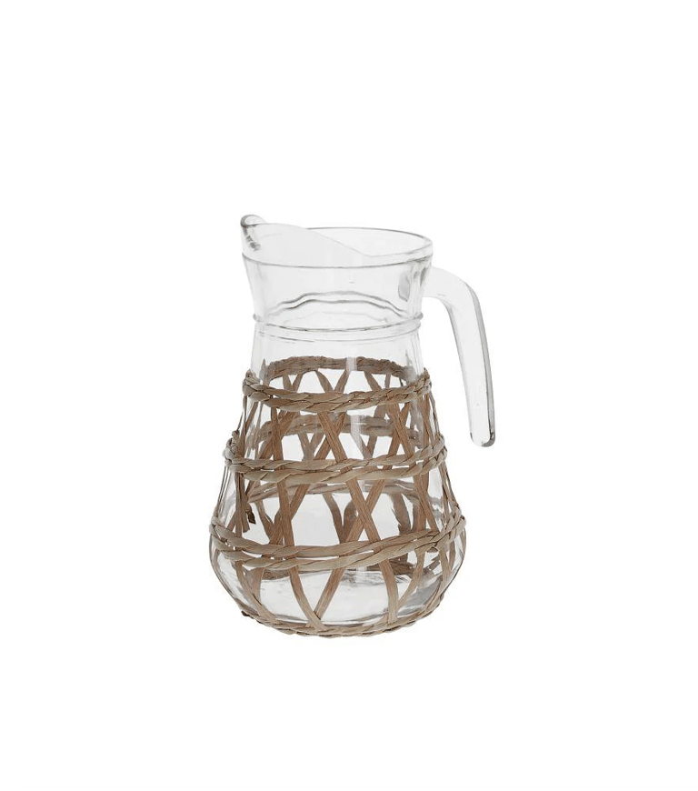 Tognana by Widgeteer Netted Glass Jug,  49oz - Brown