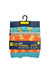 Boys Safari Print Trunks (Pack Of 3) - Blue/Gray/Orange - Blue/Gray/Orange