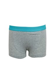 Boys Safari Print Trunks (Pack Of 3) - Blue/Gray/Orange