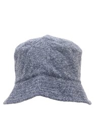 Mens Toweling Bucket Hat - Dark Gray