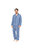 Tom Franks Mens Striped Flannel Pajama Set (Blue) - Blue