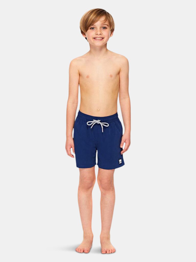 Boys Midnight Blue Swim Trunks