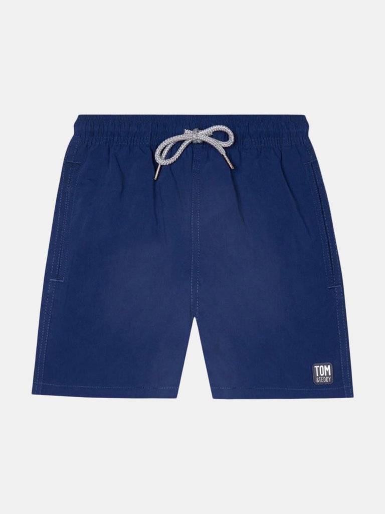 Boys Midnight Blue Swim Trunks - Midnight Blue