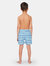 Boy's Ocean Stripes Swimwear