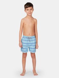 Boy's Ocean Stripes Swimwear