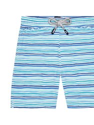 Mens Ocean Stripes Swim Shorts - Tom & Teddy