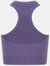 Tombo Kids/Childrens/Girls Seamless Crop Top (Purple Marl)