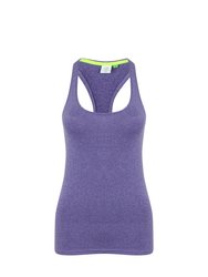 Tombo Womens/Ladies Racerback Vest Top (Purple Marl) - Purple Marl