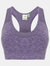 Tombo Womens/Ladies Seamless Crop Top (Purple Marl) - Purple Marl