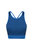 Tombo Womens/Ladies Seamless Panelled Crop Top - Bright Blue/Navy