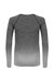 Tombo WomensLadies Seamless Fade Out Long Sleeve Top (Dark Grey/Light Grey Marl)