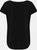 Womens/Ladies Scoop Neck T-Shirt - Black