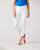 High-Rise Cropped Jean - White