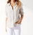 Linen Button-Down Shirt - Light Sand