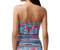 Underwire Bandeau Tankini Top In Riviera Tiles