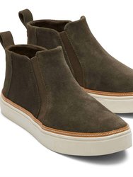 Bryce Suede Slip-On - Tarmac Olive