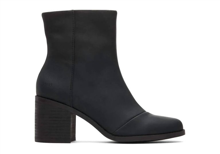 Evelyn Heeled Boots - Black