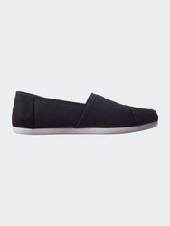 Men's Alpargata Slip-On Shoes - Black Crossweave