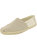 Men's Classic Rope Sole Oxford Tan Ivy League Stripes Ankle-High Fabric Slip-On Shoes - 9.5M - Tan Ivy