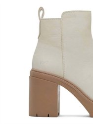 Rya Heeled Boots - Light Sand Leather