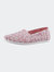 Women's Alpargata Sneakers - Coral Almond Flocked Glitter Cheetah