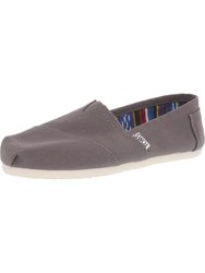 Women's Classic Canvas Ankle-High Slip-On Shoes - Ash Canvas