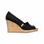 Womens Classic Wedge - Medium Width In Black Woven - Black Woven