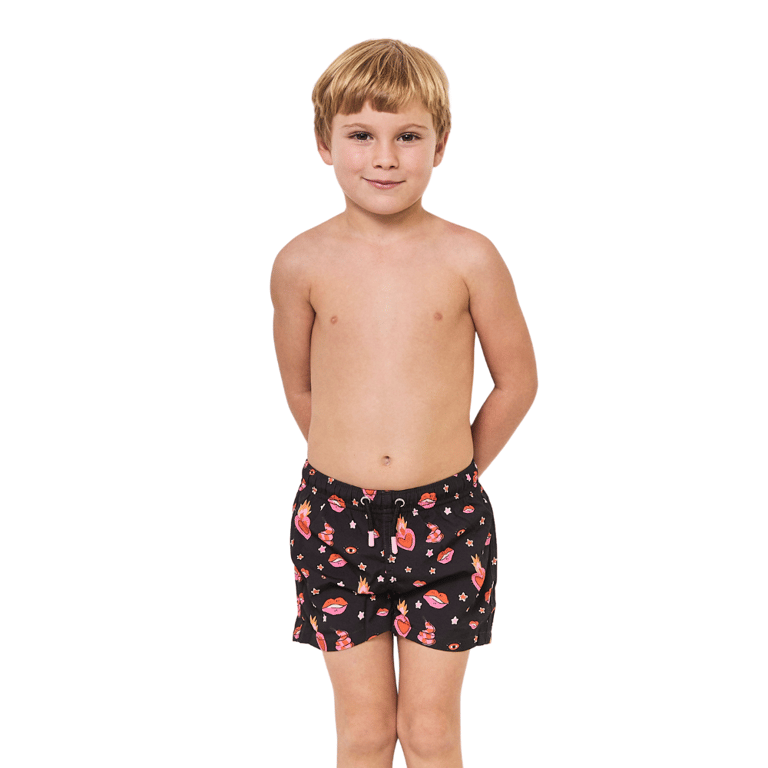 Flying Heart Boy Short - Multi