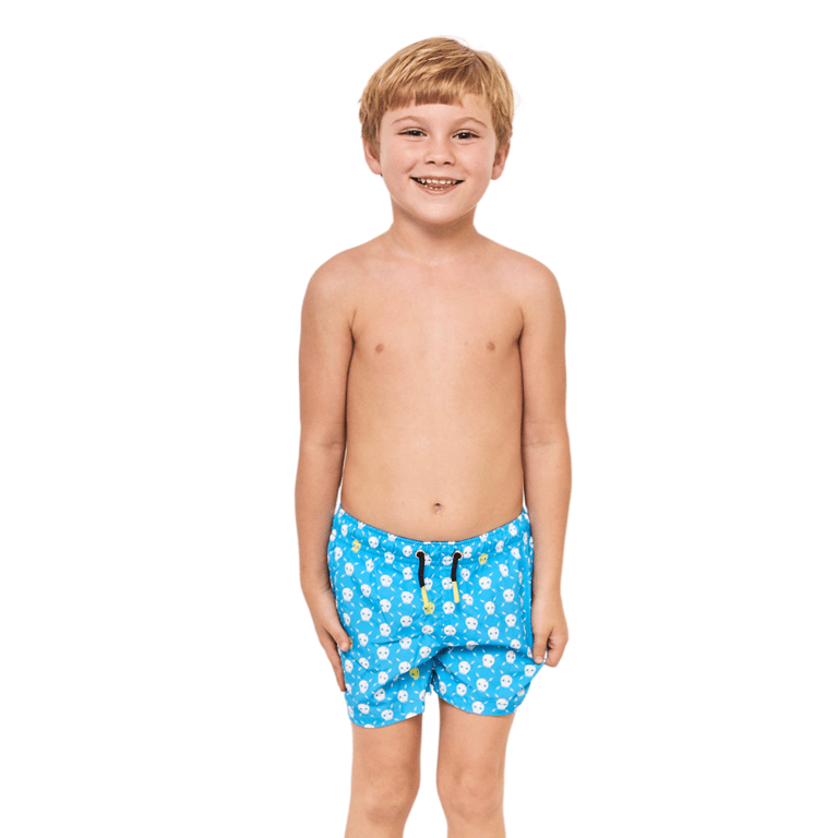 Skull Boy Short - Blue