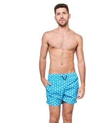 Skull Men Short - Blue