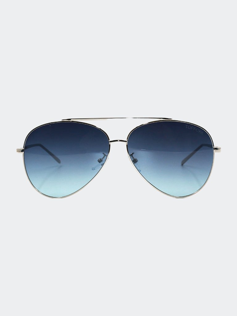 Amelia Sunglasses - Faded Blue - Faded Blue