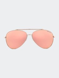 Amelia Sunglasses - Rose Gold - Rose Gold