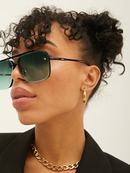 Bella Sunglasses - Dark Green