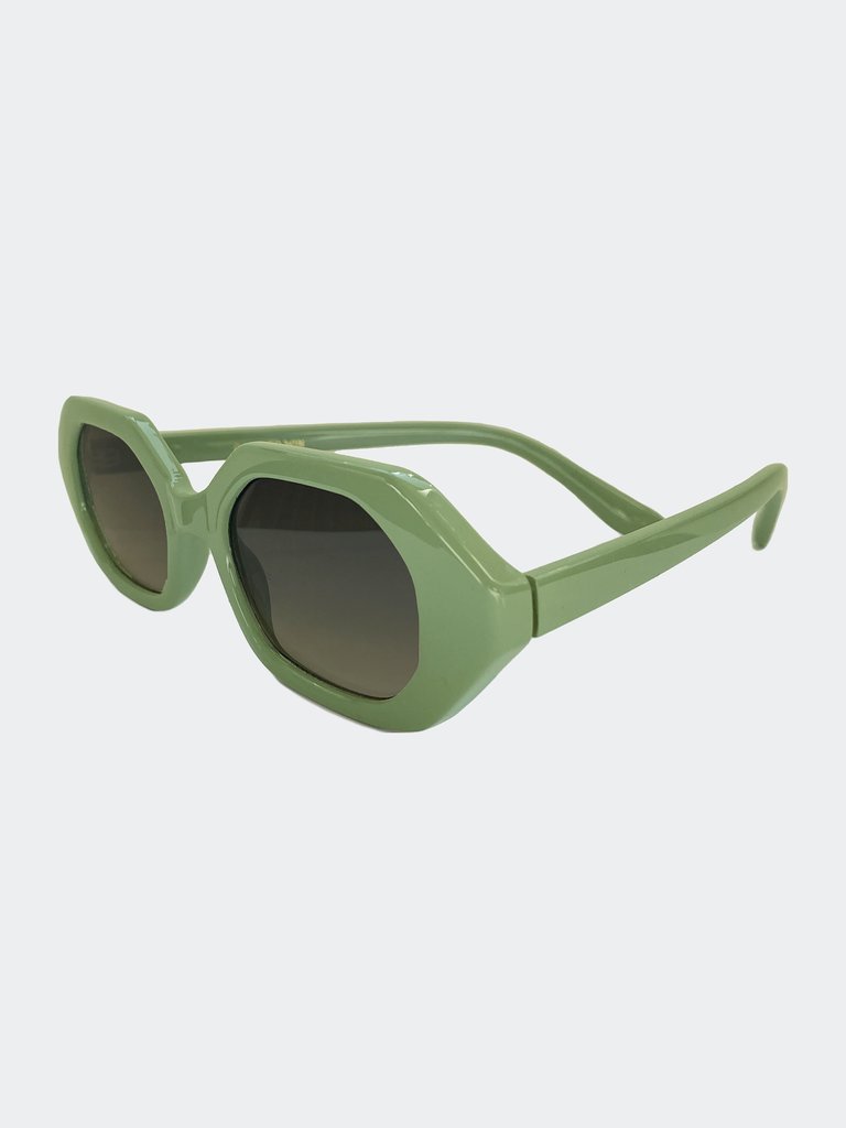 Came To Win Sunglasses - Green