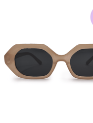 Came To Win Sunglasses - Nude - Nude/Black