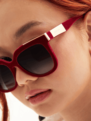 Coco Sunglasses - Red Velvet