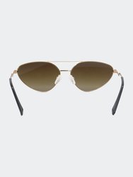 Lucky Star Sunglasses - Gold & Brown